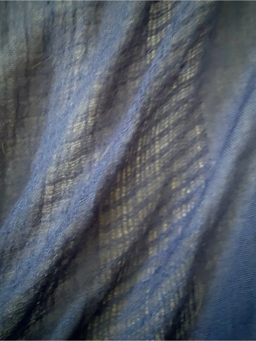 Charlotte Russe Navy Blue Lightweight Sheer Wrap Scarf